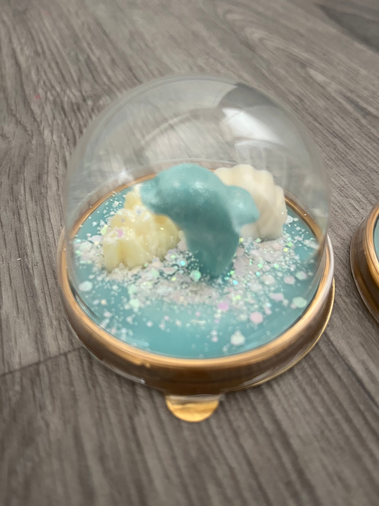Pink sands snow globes
