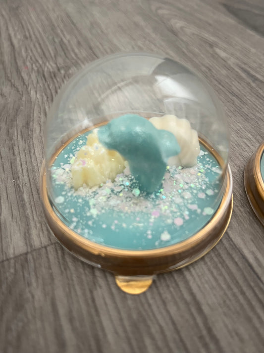 Pink sands snow globes