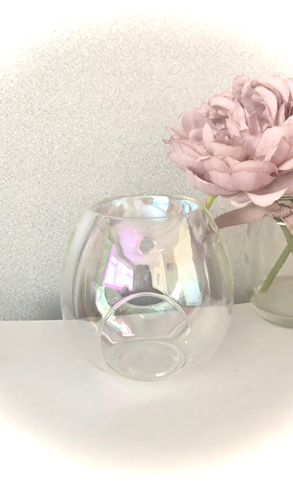 Bubble wax/oil warmer